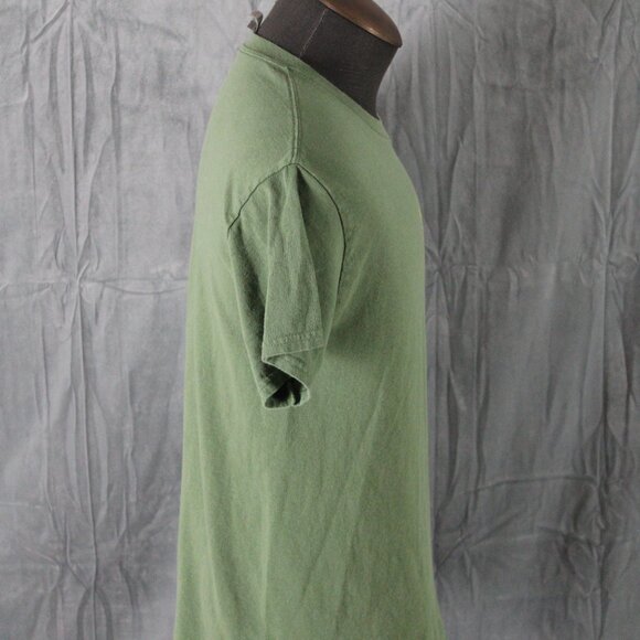 Graphic T-shirt - Ukraine Trident on Military Green - Men's Medium - Picture 6 of 7